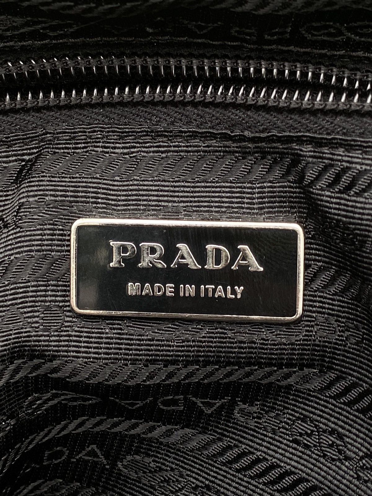 PRADA SMALL BLACK NYLON MESSENGER CROSSBODY BAG