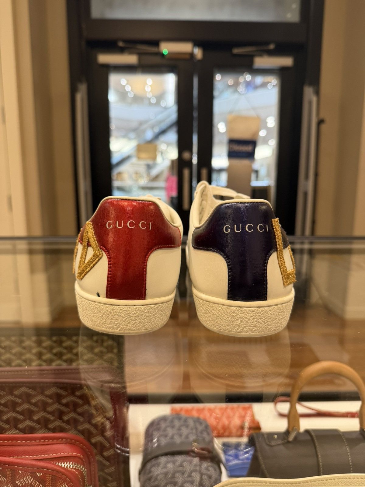 Gucci Gucci Ace Leather Sneaker “Loved” - White Size US 7.5 / EU 40-41 - 5 Thumbnail