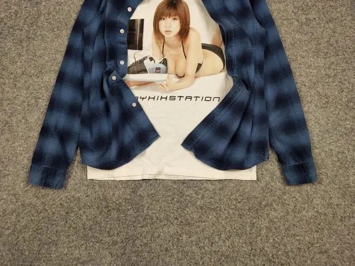 Flannel Vintage Flannel Shirt Checkered Travis Scott Style Y2K Size US S / EU 44-46 / 1 - 2 Thumbnail