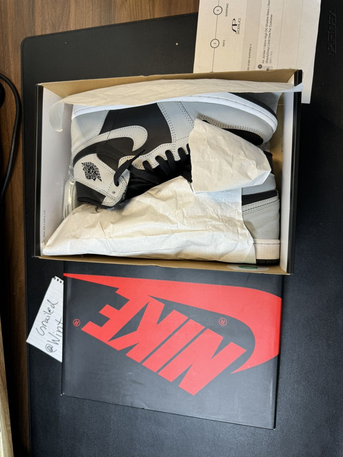 Jordan Brand × Nike Jordan 1 High - Shadow 2.0 - 8.5M — Almost New Condition Size US 8.5 / EU 41-42 - 22 Thumbnail
