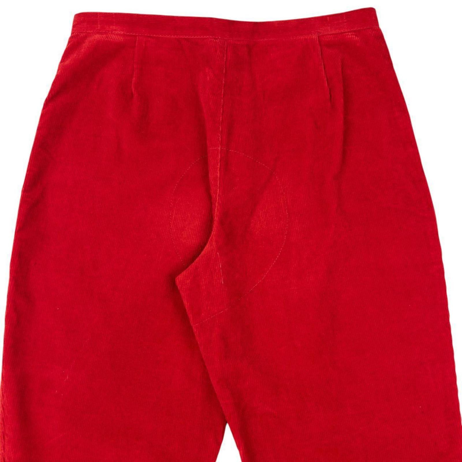Prada Vintage 2000s Prada Sport Layered Zip Cuff Corduroy Trousers Size US 27 - 4 Thumbnail