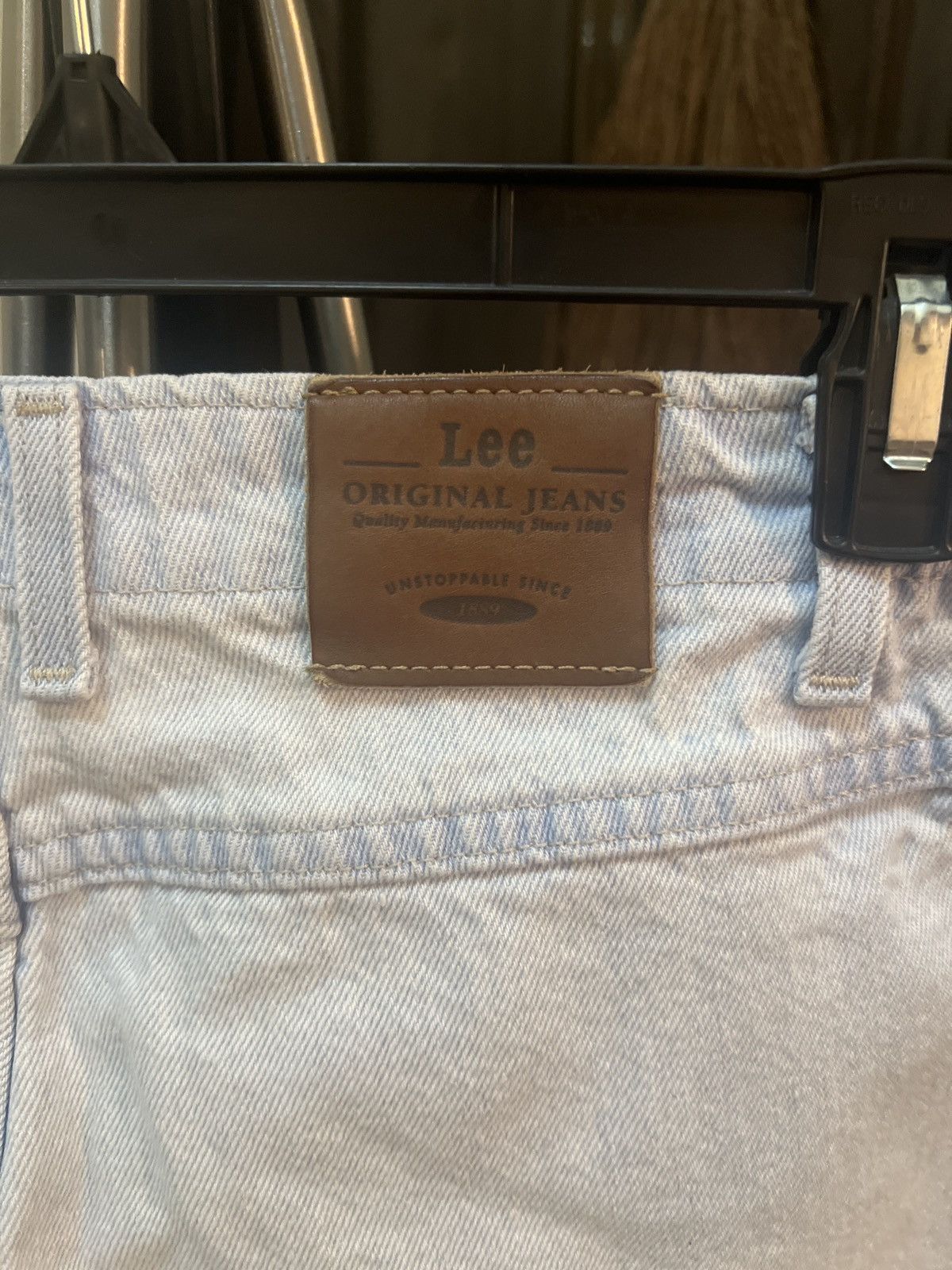 Lee × Vintage Baggy Lee light wash denim Size US 31 - 5 Thumbnail