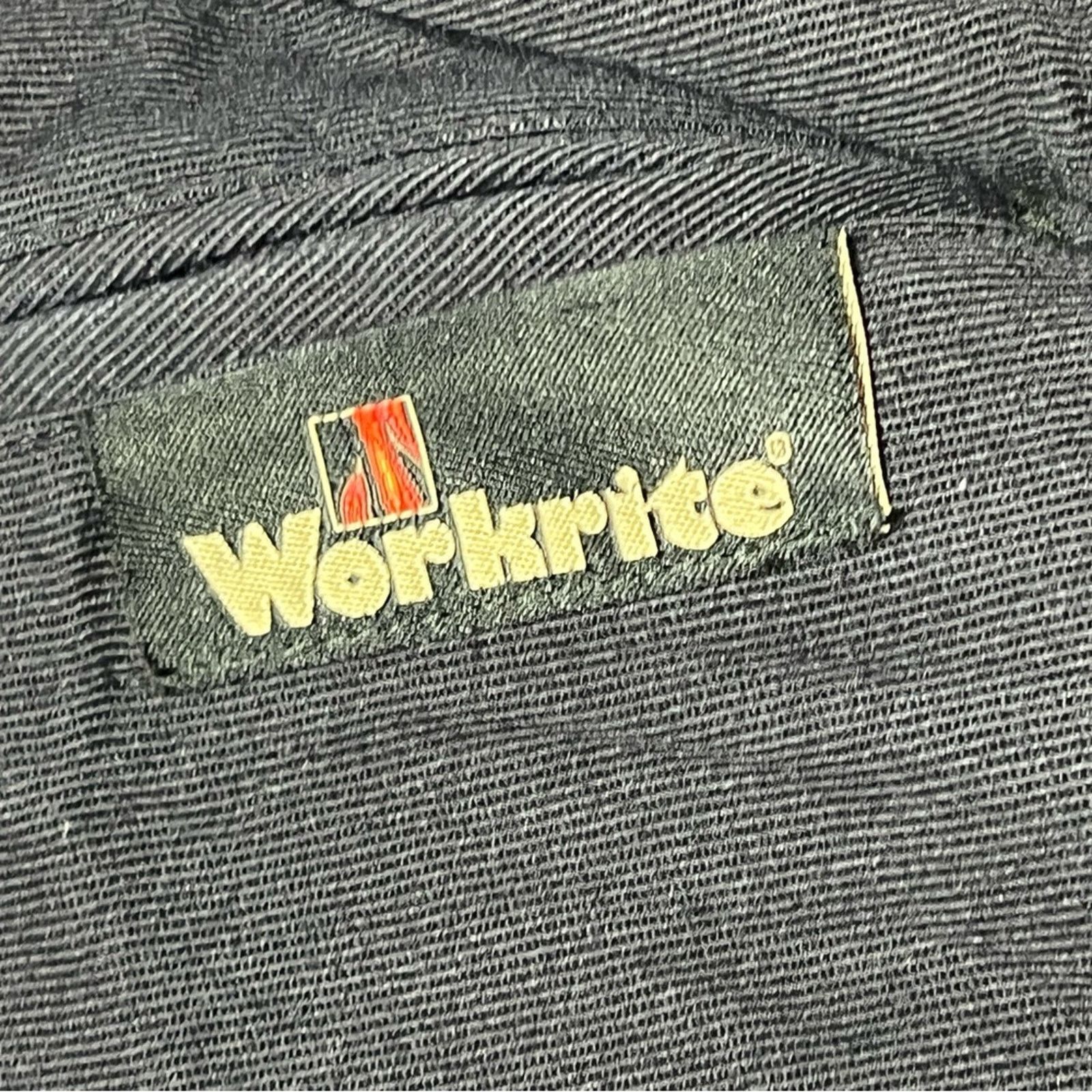 Vintage Vintage Workrite FR Quilted Lined Bomber Jacket Mens RARE Size US XL / EU 56 / 4 - 3 Thumbnail