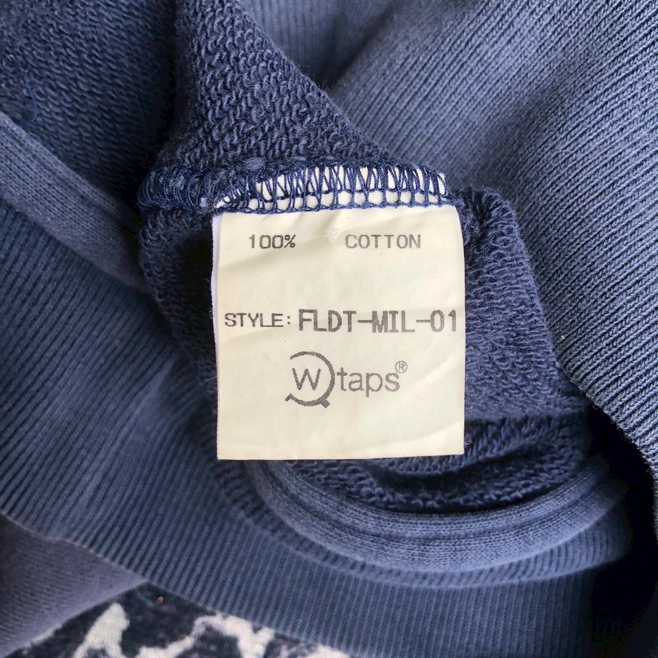 Wtaps WTAPS 23 MIL Crewneck Sweatshirt Faded Navy Size US L / EU 52-54 / 3 - 9 Thumbnail