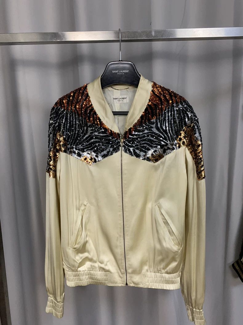 Saint Laurent Paris Saint Laurent Paris 2016SS tiger print scale jacket Size US M / EU 48-50 / 2 - 1 Thumbnail