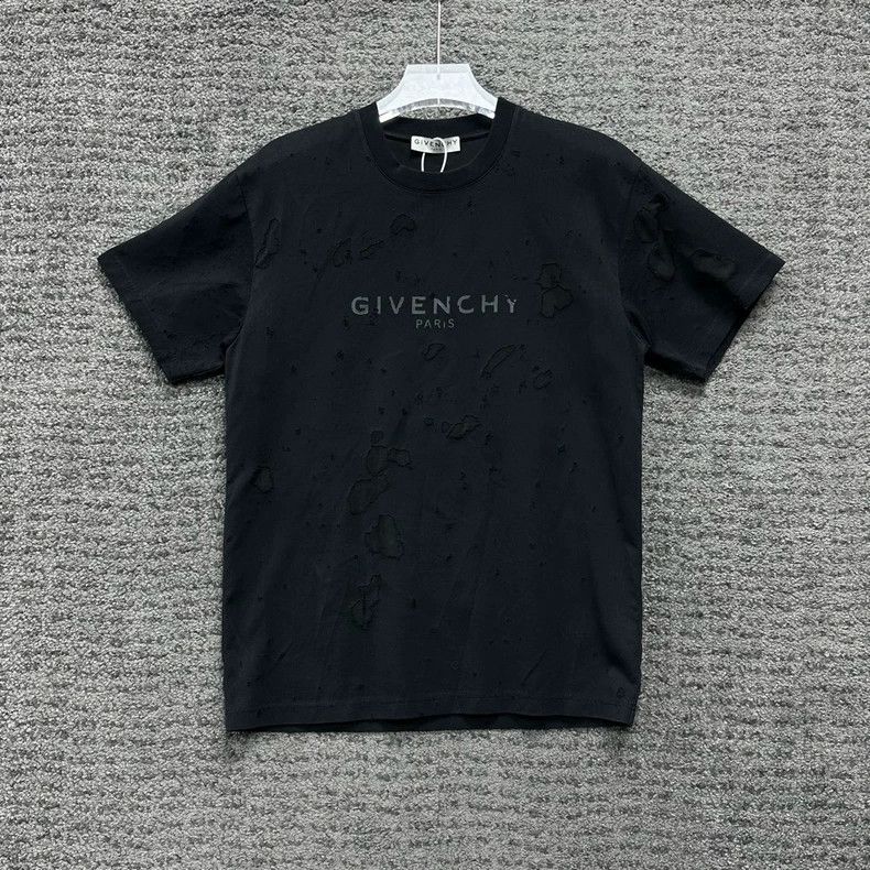 Givenchy Givenchy Ripped Torn Slogan Logo Short Sleeve Size US XS / EU 42 / 0 - 1 Thumbnail