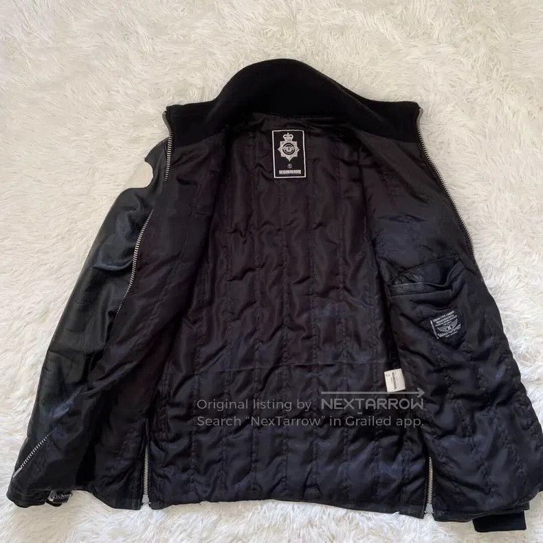 Neighborhood Neighborhood Straight Collar Leather Jacket, Cowhide Size US S / EU 44-46 / 1 - 3 Thumbnail