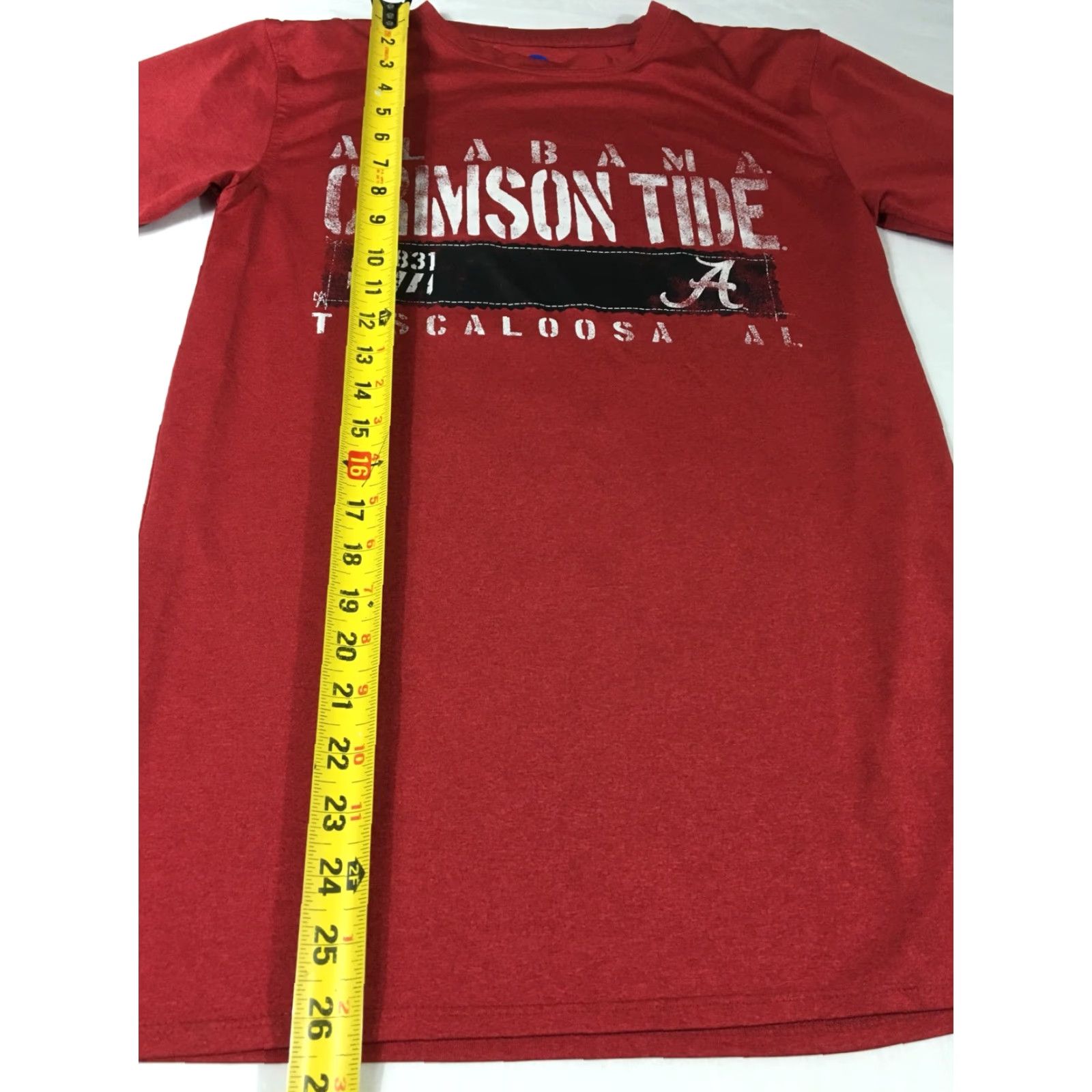 NCAA VINTAGE Alabama Crimson Tide T Shirt Sz S - Distressed Retro Faded Print - NCAA University Size US S / EU 44-46 / 1 - 5 Thumbnail