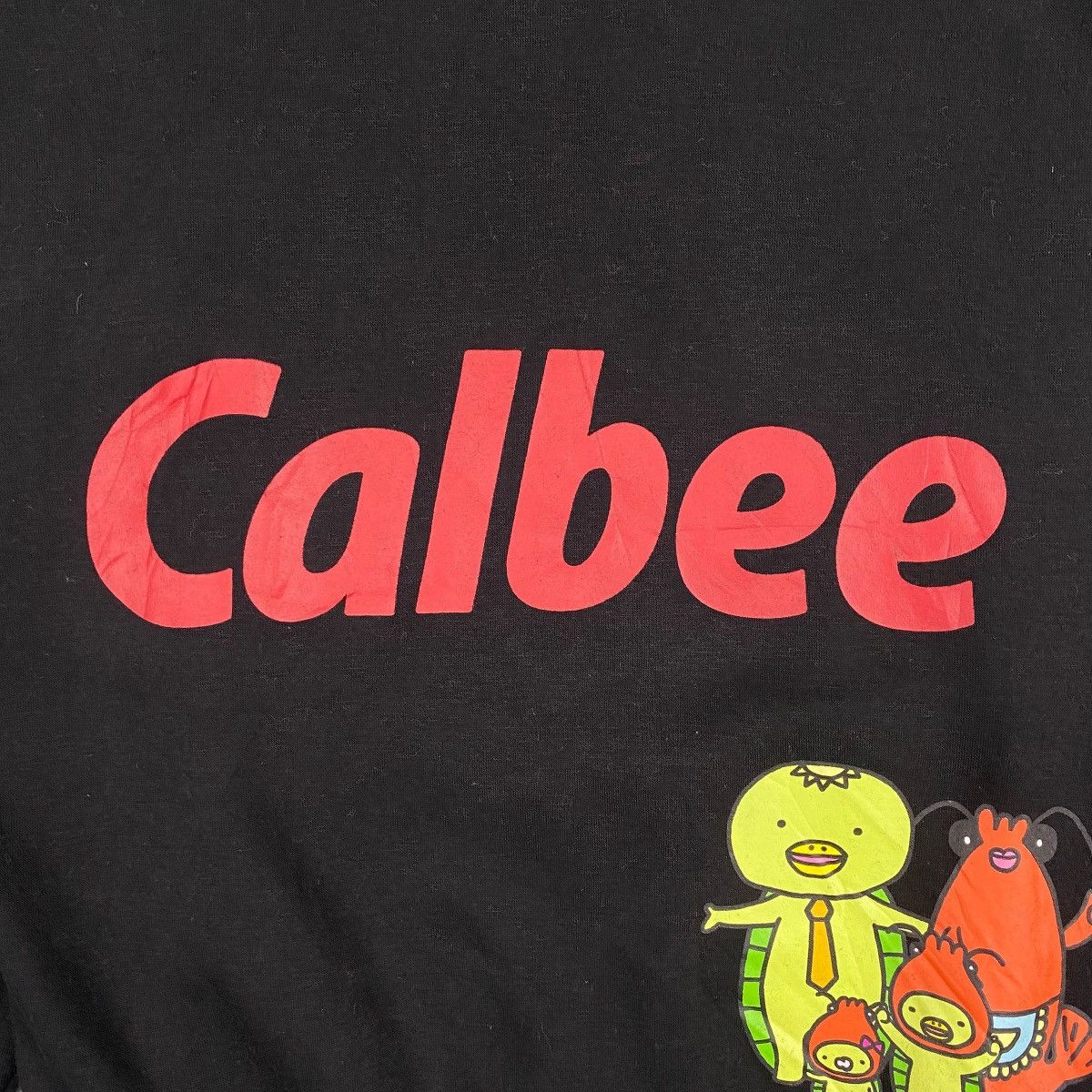 Designer × Vintage Vintage Calbee Embroidered Crewneck Sweatshirt Black mu Size L / US 10 / IT 46 - 9 Thumbnail