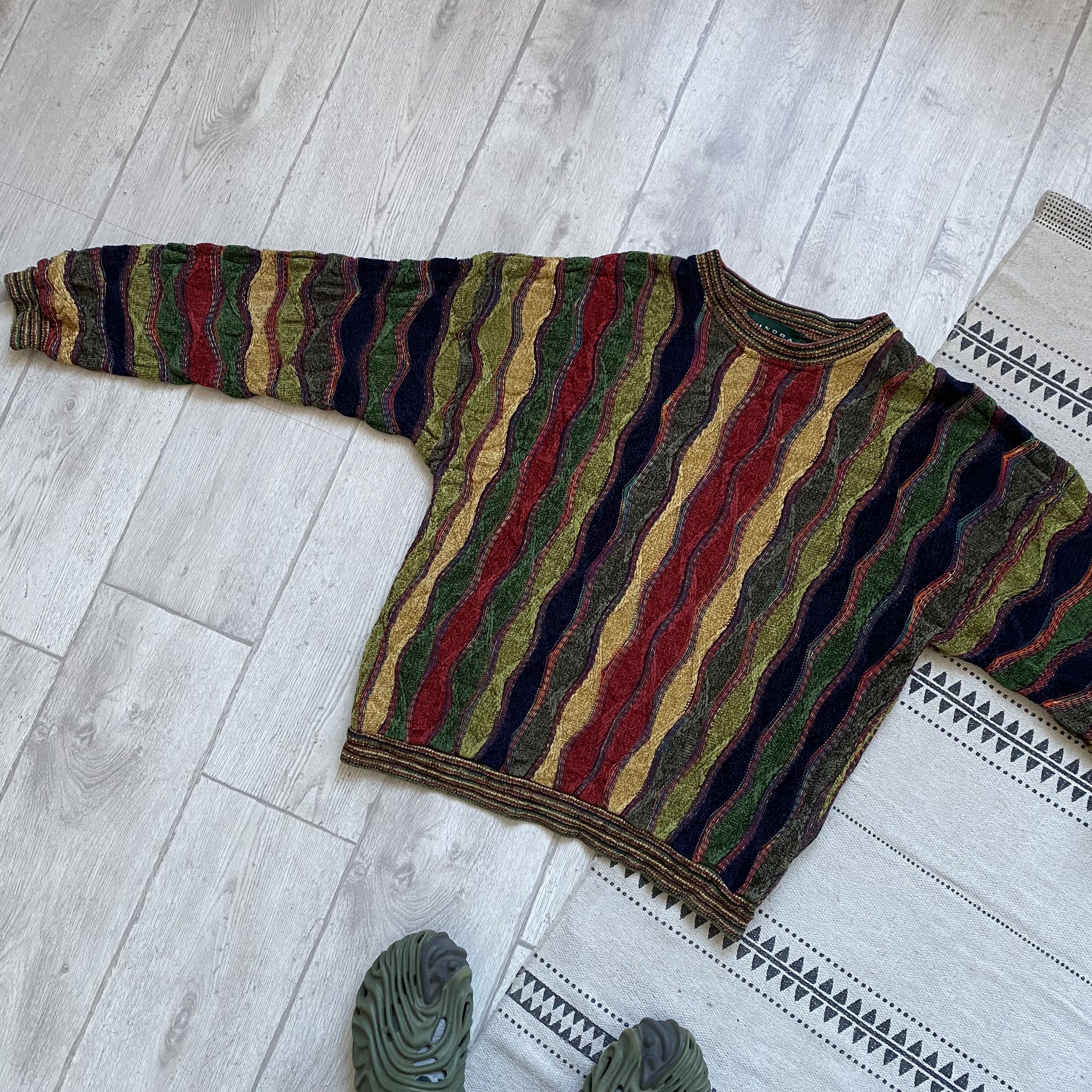 Coogi Vintage 90s Tundra Coggi Style Knit Sweater Cozy Y2K. Size US M / EU 48-50 / 2 - 8 Thumbnail