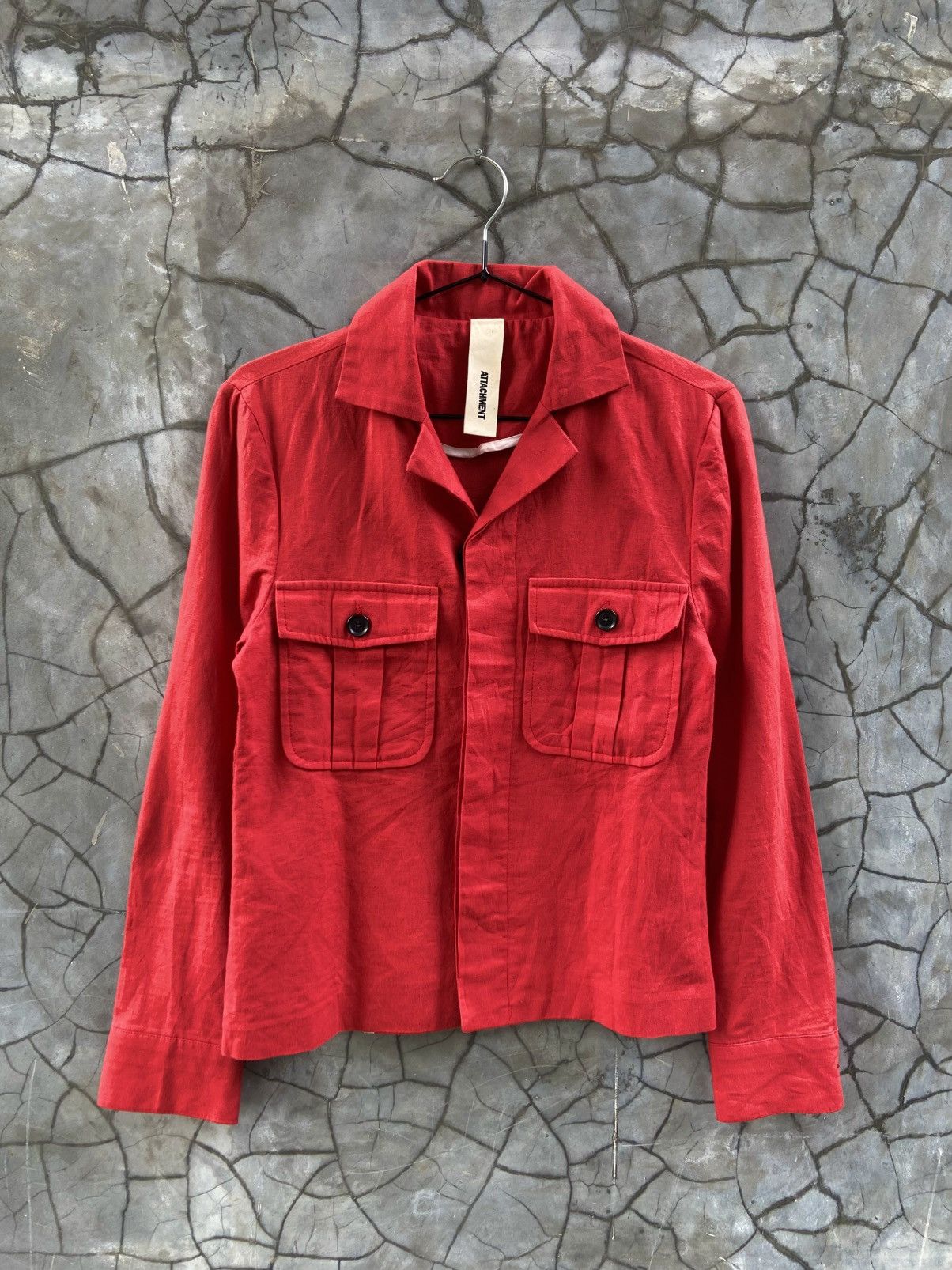 Vintage Attachment Kazuyuki Kumagai Pocket Outer Shirts