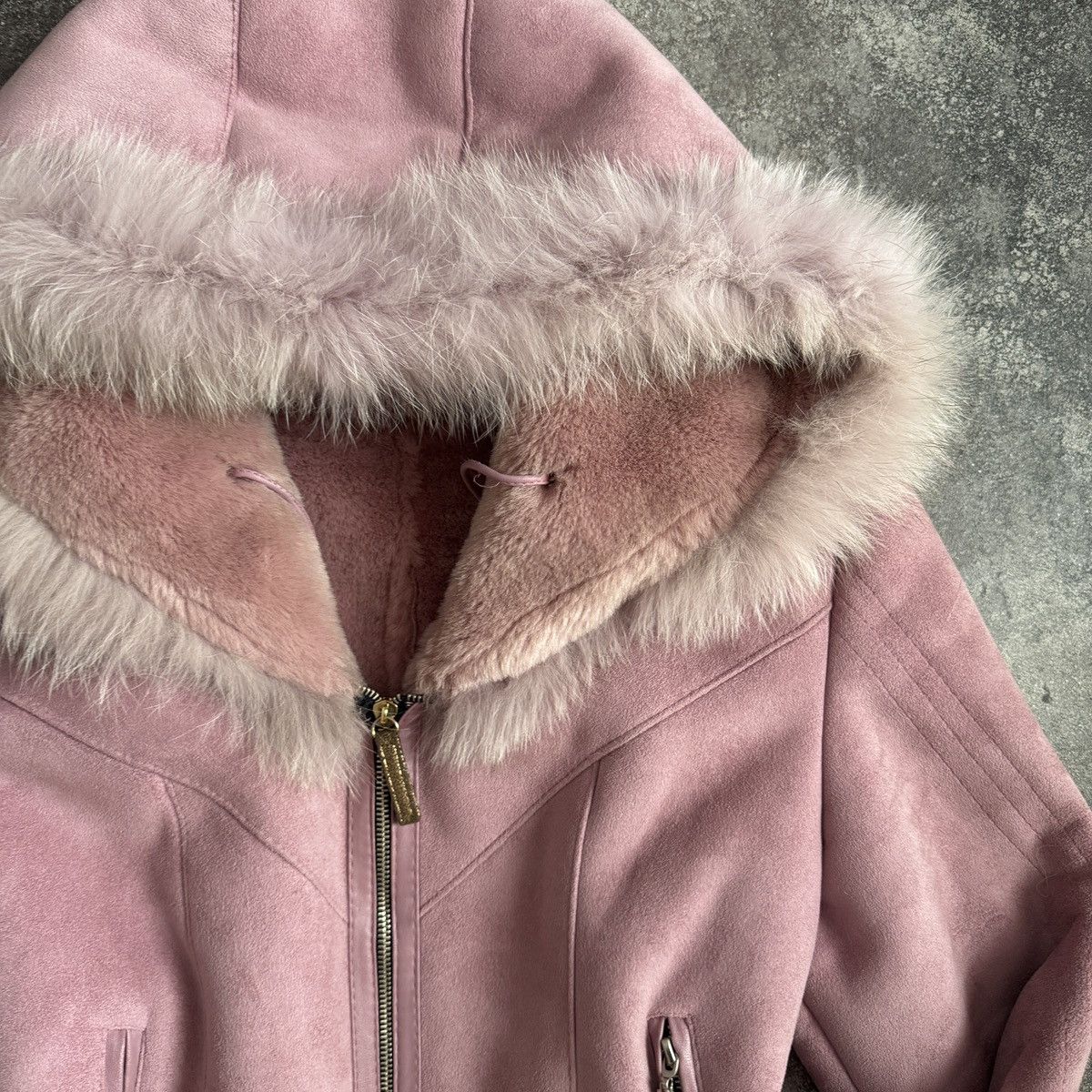 Hysteric Glamour Y2K Romantic Vintage Real Fur Details Shearling Coat Size S / US 4 / IT 40 - 5 Thumbnail