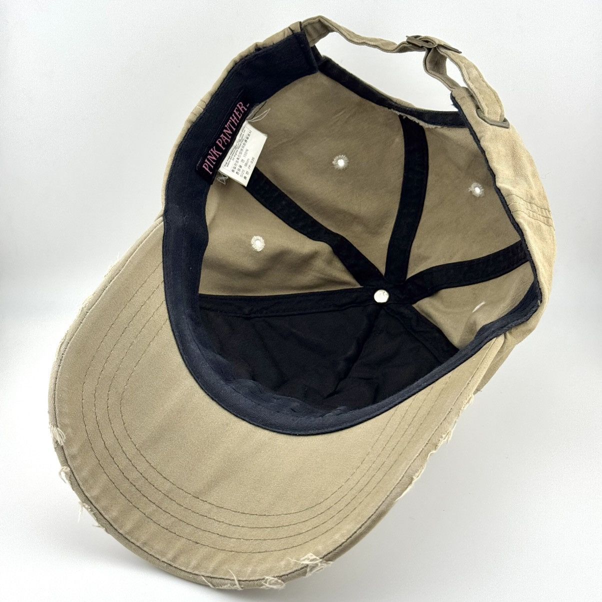Hysteric Glamour Pink Panther Distressed Beige Y2K Cap - Rare Size ONE SIZE - 8 Thumbnail
