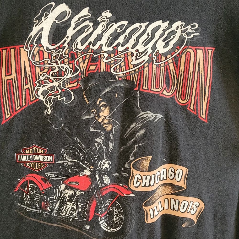 Harley Davidson Harley-Davidson Black Graphic T-Shirt Size US XXL / EU 58 / 5 - 4 Thumbnail