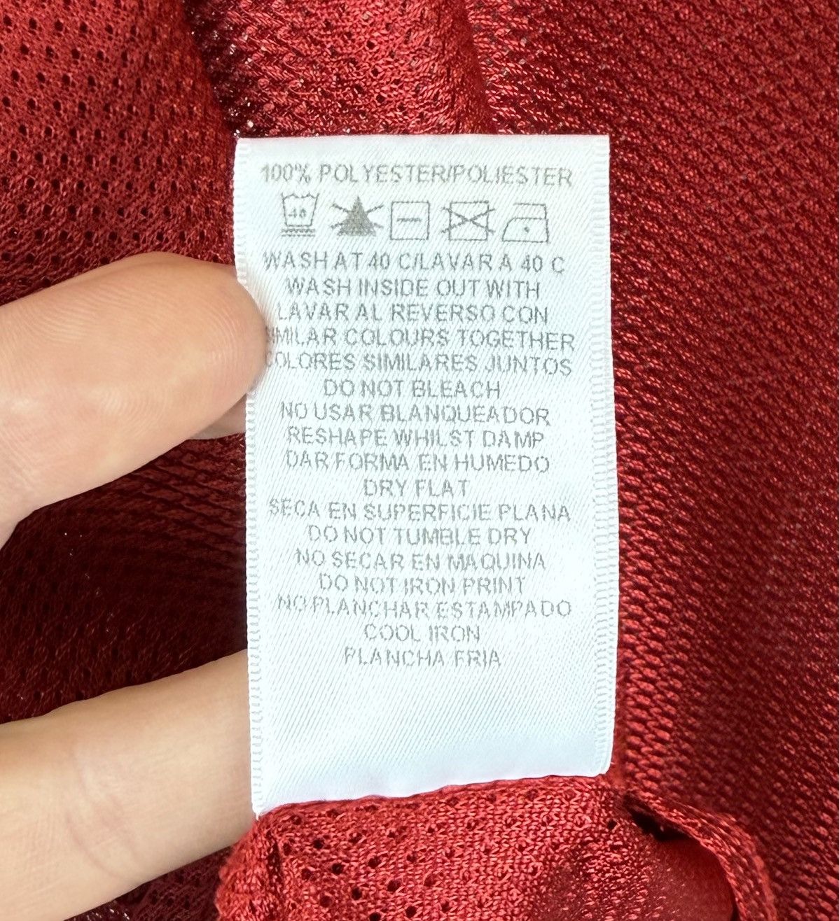 Other Project Social T V-neck Boston #17 Jersey Mesh Shirt Red Top Size US M / EU 48-50 / 2 - 12 Thumbnail