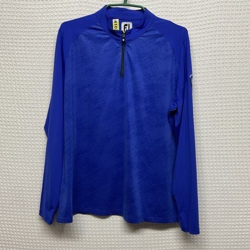Footjoy NWIP FootJoy Hand Logo Zip Golf Jersey Polo Shirt Women XL Size XL / US 12-14 / IT 48-50 - 9 Thumbnail