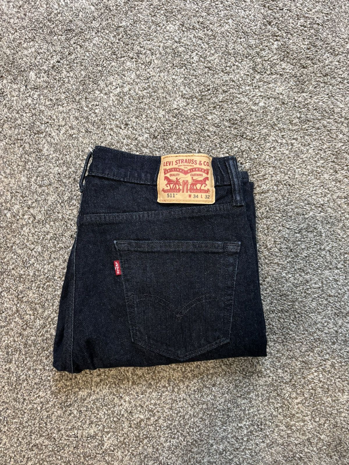 Levi's Men’s jeans Levis 511 Slim Fit classic Size US 34 / EU 50 - 2 Thumbnail