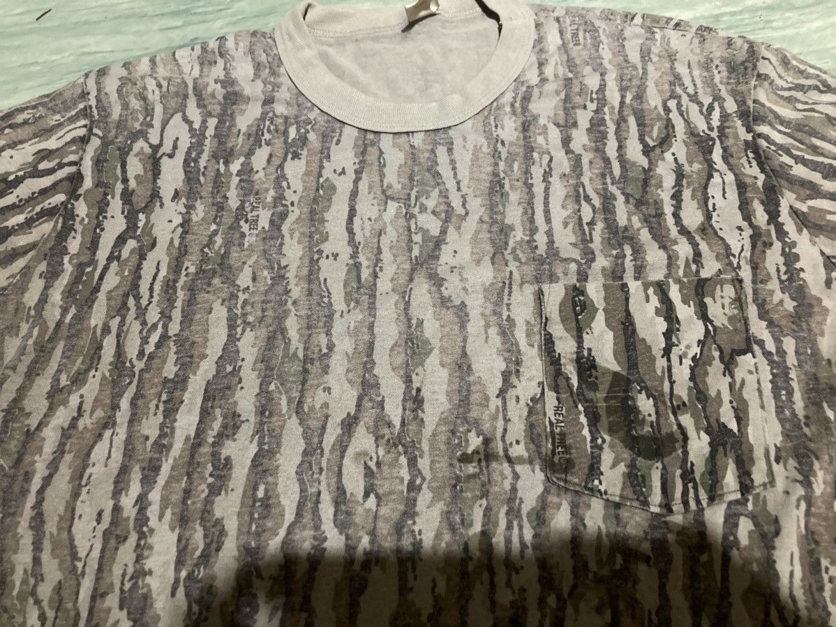 Realtree × Vintage Vintage Real Tree Pocket T-shirt Size US XL / EU 56 / 4 - 3 Thumbnail