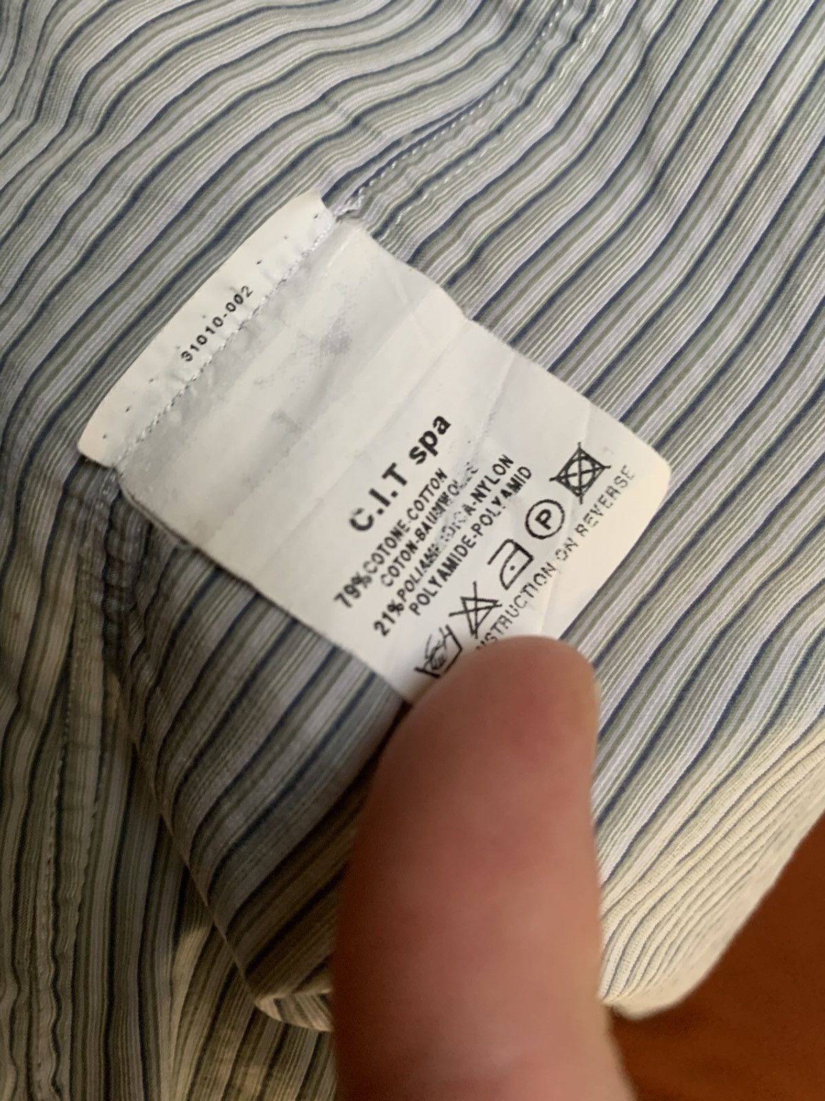 Armani Collezioni Armani Collezioni Striped Button-Down Size US L / EU 52-54 / 3 - 5 Thumbnail