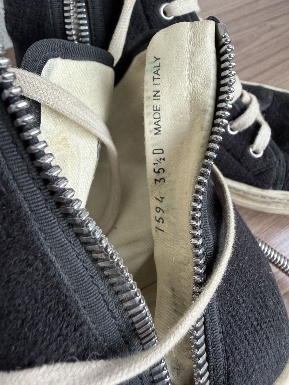 Rick Owens Drkshdw Wool drkshdw ramones Size US 5.5 / IT 35.5 - 9 Thumbnail