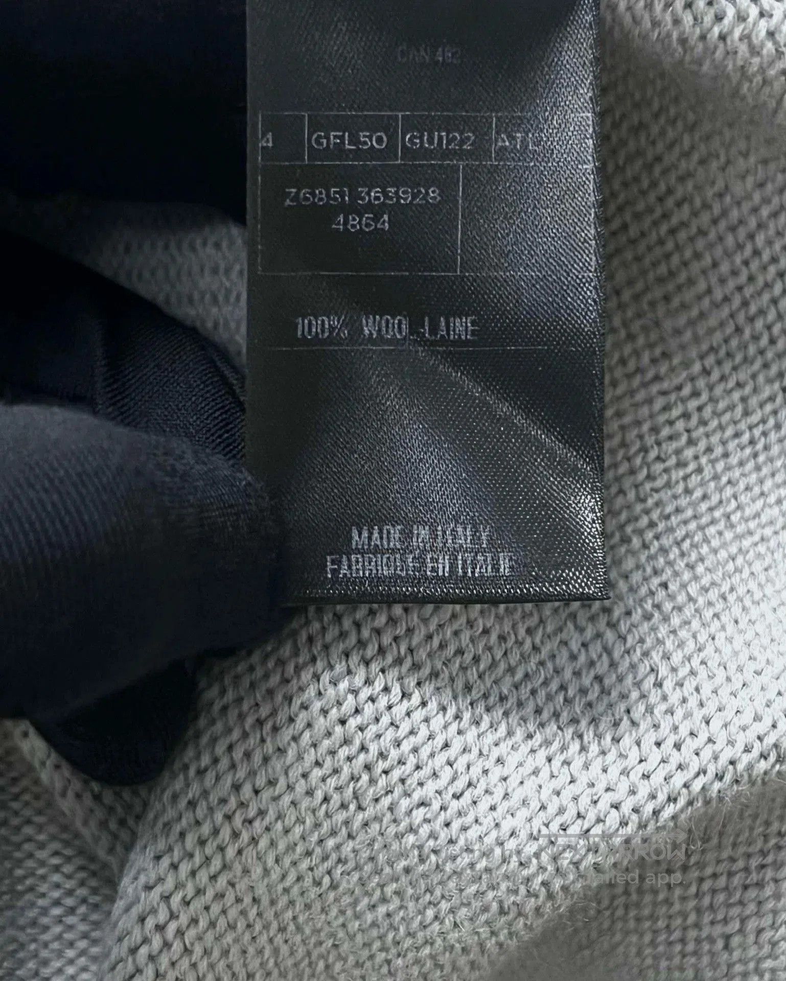 Gucci Gucci Gray Embroidered Logo Turtleneck Sweater. Size US M / EU 48-50 / 2 - 3 Thumbnail