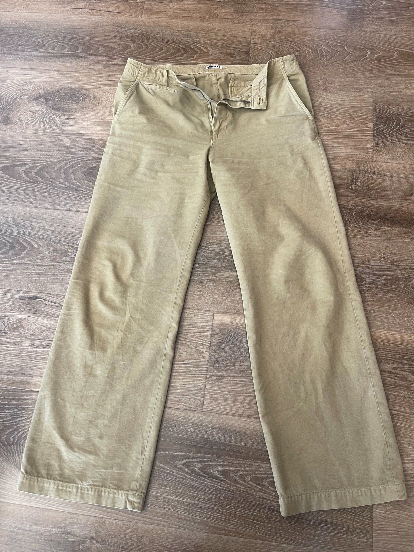 Auralee AURALEE Dyed FINX GAB Loose Straight Casual Pants 25ss Size US 36 / EU 52 - 1 Thumbnail
