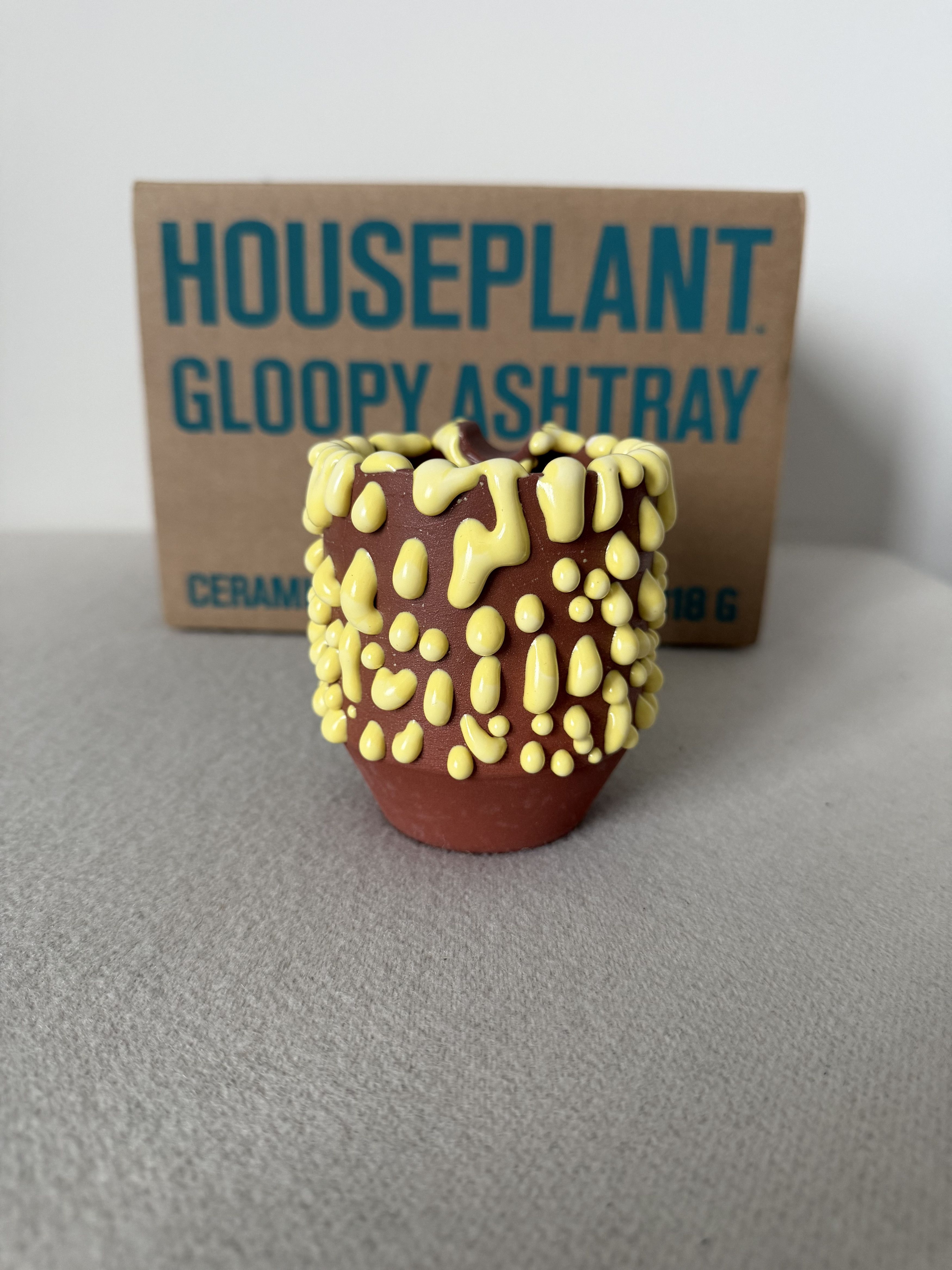 Houseplant Houseplant Gloopy Ashtray in Brown Yellow Size ONE SIZE - 3 Thumbnail