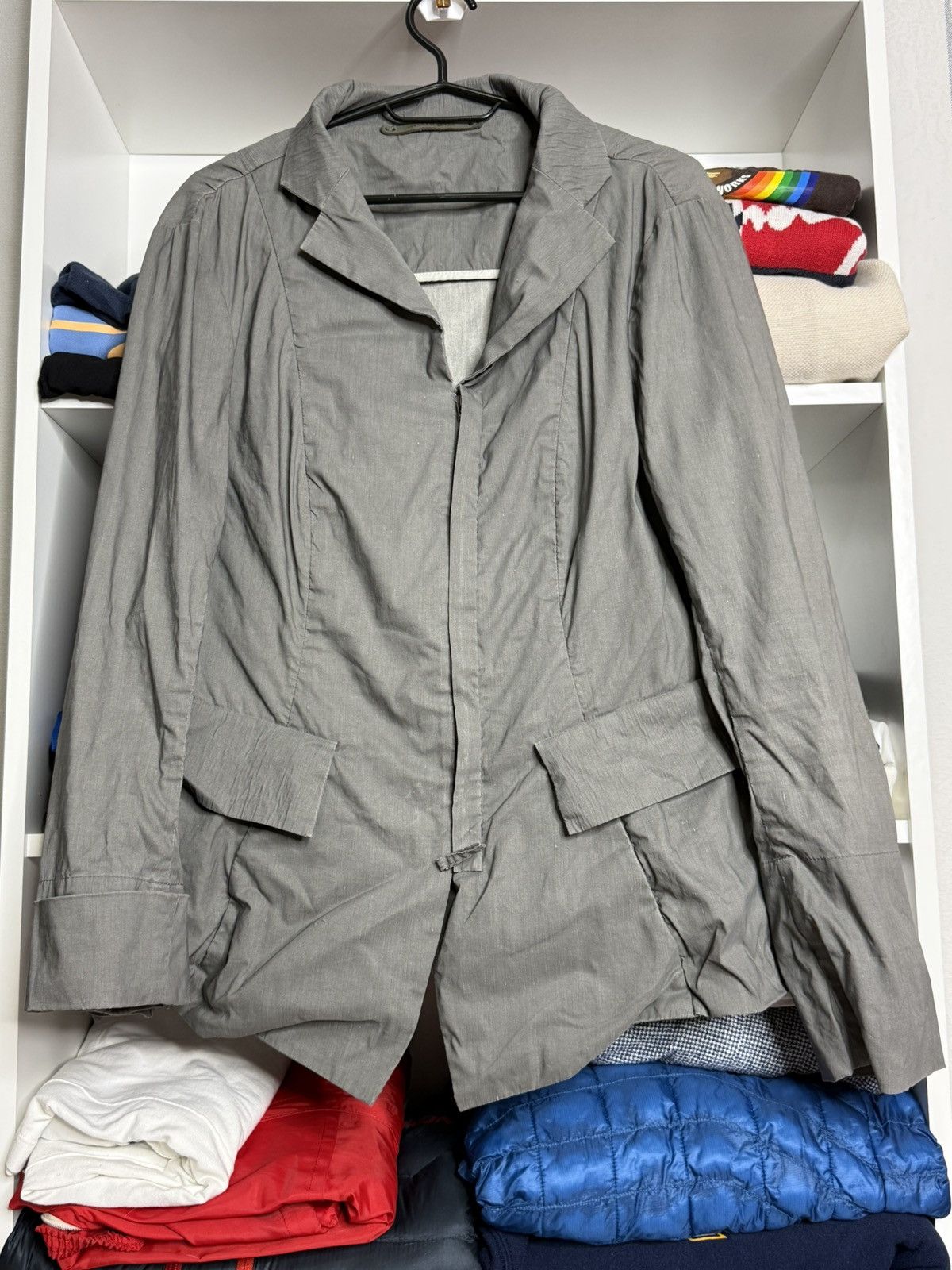 Annette Gortz Anette Gortz Luxury gray linen blazer size 40 Size M / US 6-8 / IT 42-44 - 2 Thumbnail