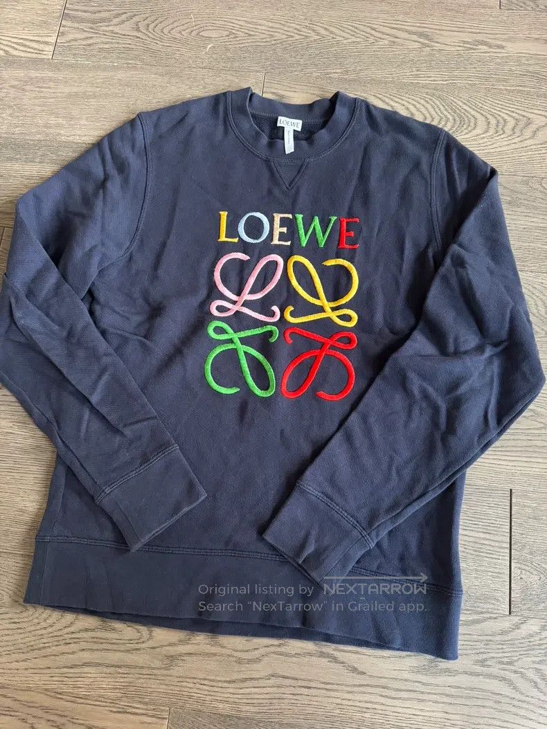 Loewe Loewe Colorful Embroidered Logo Sweatshirt Size S / US 4 / IT 40 - 1 Thumbnail