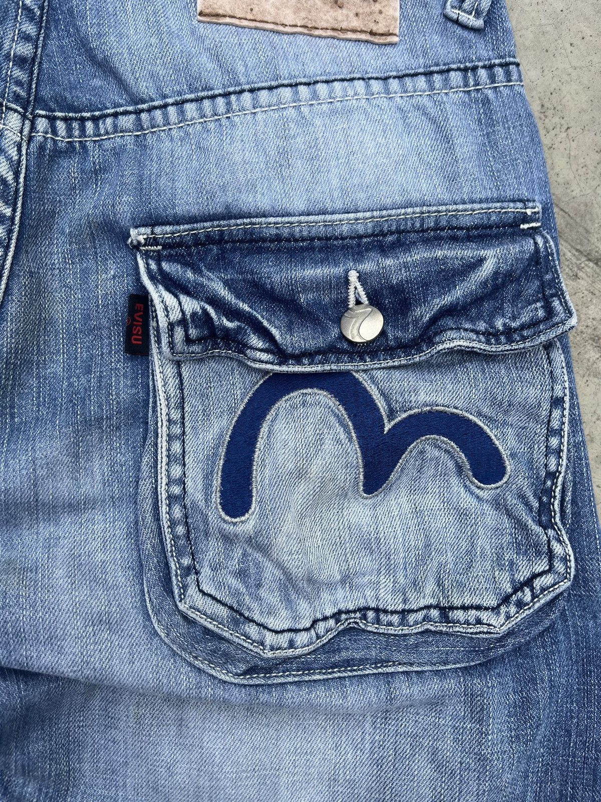 Evisu × JNCO × Japanese Brand EVISU ENGINEER SLEVEDGE JORTS Size US 26 / EU 42 - 5 Thumbnail