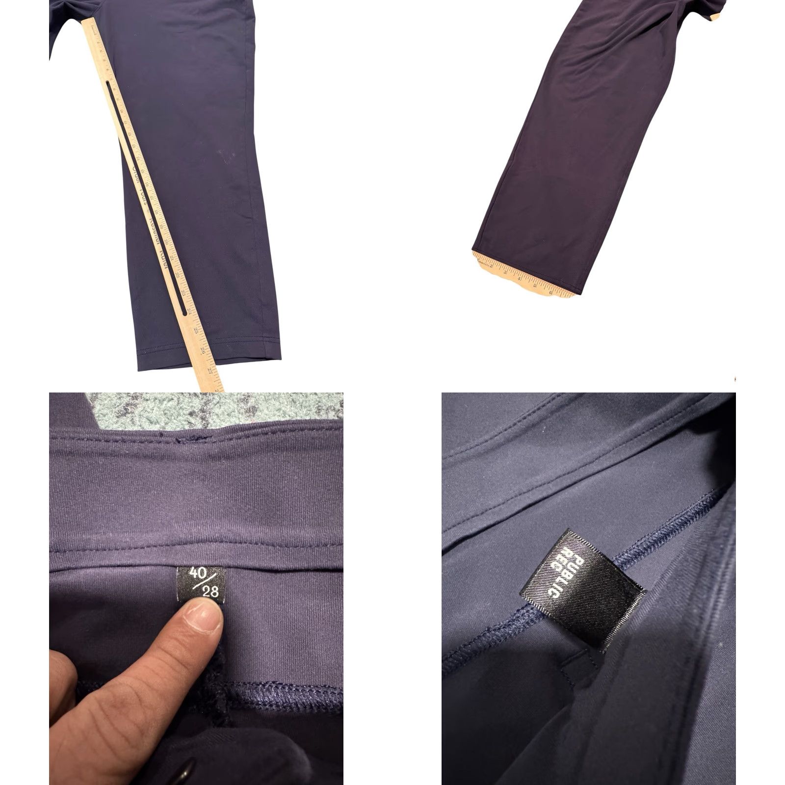 Vintage Public Rec All Day Everyday Pant Men’s 40x28 Navy Blue Athleisure Stretch Pants Regular Mens Size 40 Blue Chino Pockets Stretch Size US 40 / EU 56 - 9 Thumbnail