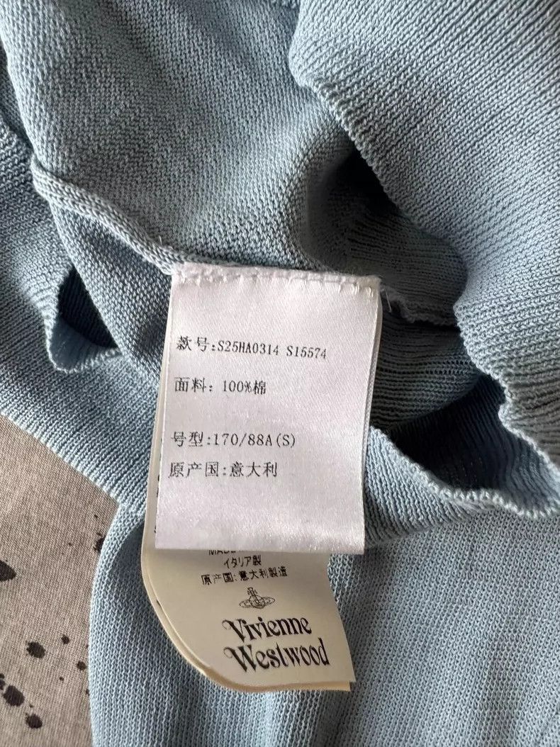 Vivienne Westwood Vivienne Westwood Smog blue knit sweater Size S / US 4 / IT 40 - 5 Thumbnail