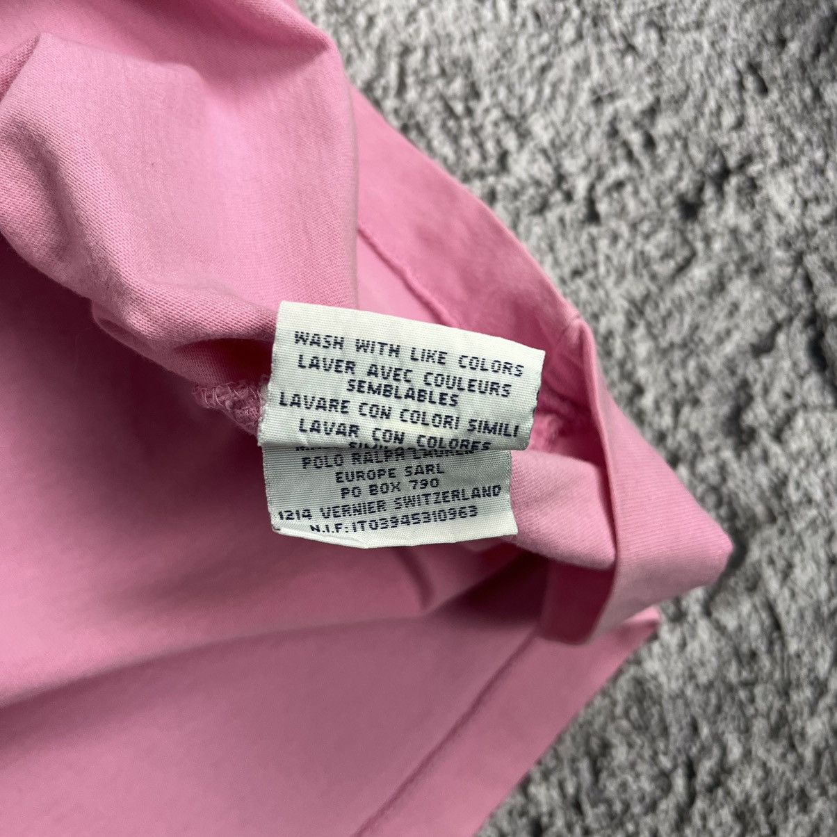 Polo Ralph Lauren × Ralph Lauren × Ralph Lauren Sport 🌸VINTAGE🌸 Polo by Ralph Lauren Pink T-Shirt with green pony Size US XXL / EU 58 / 5 - 9 Thumbnail