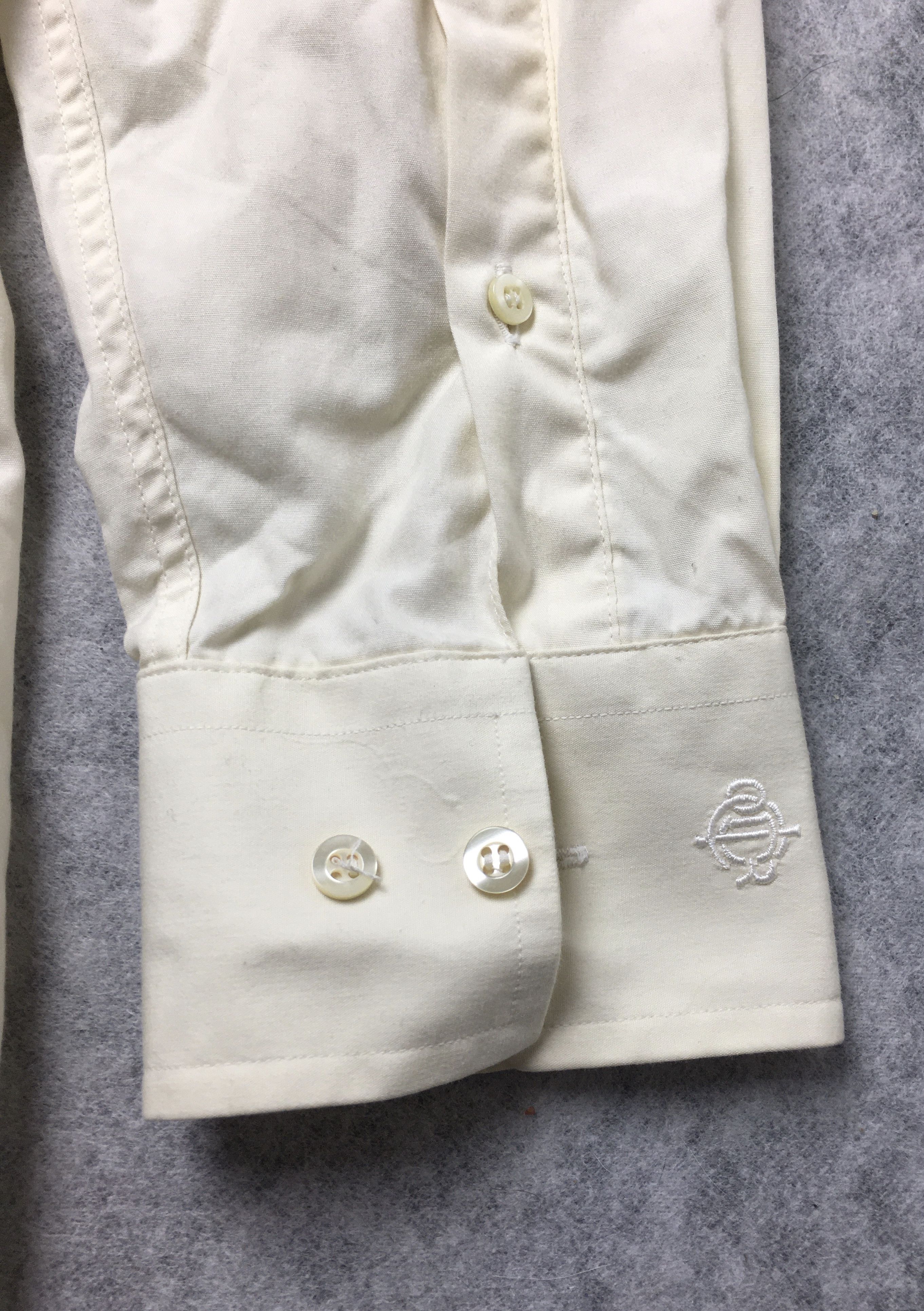 Dior Christian Dior France Coton Ivory Mens Shirt Sz 40 15 3/4 Size 40R - 5 Thumbnail