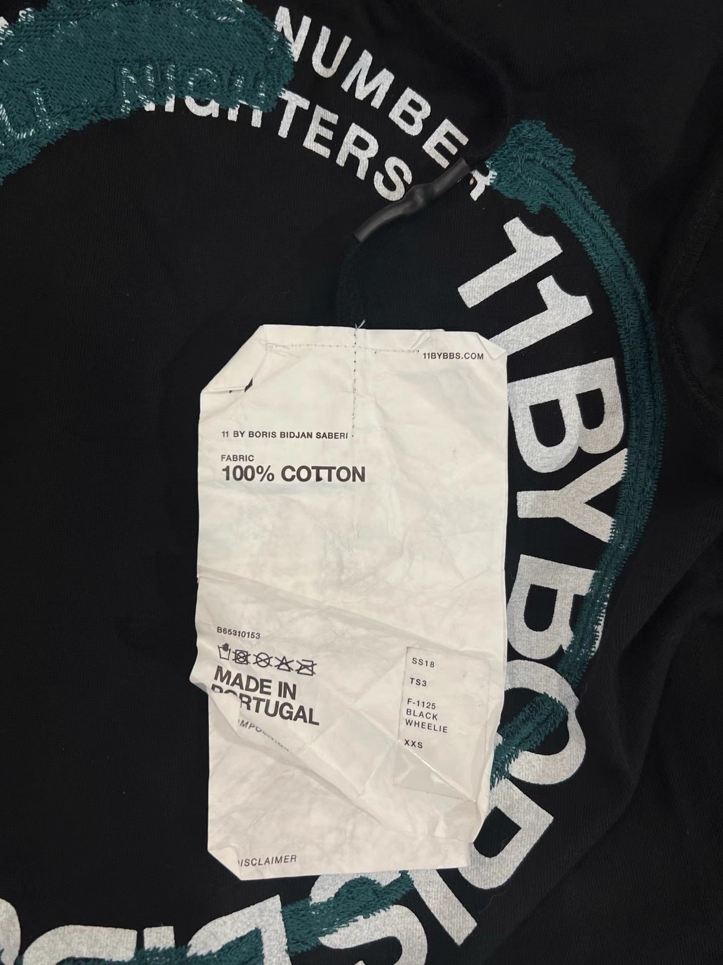 11 By Boris Bidjan Saberi 11by BBS Heavy Stitched Heavy T-Shirt K35 Size US XXS / EU 40 - 4 Thumbnail