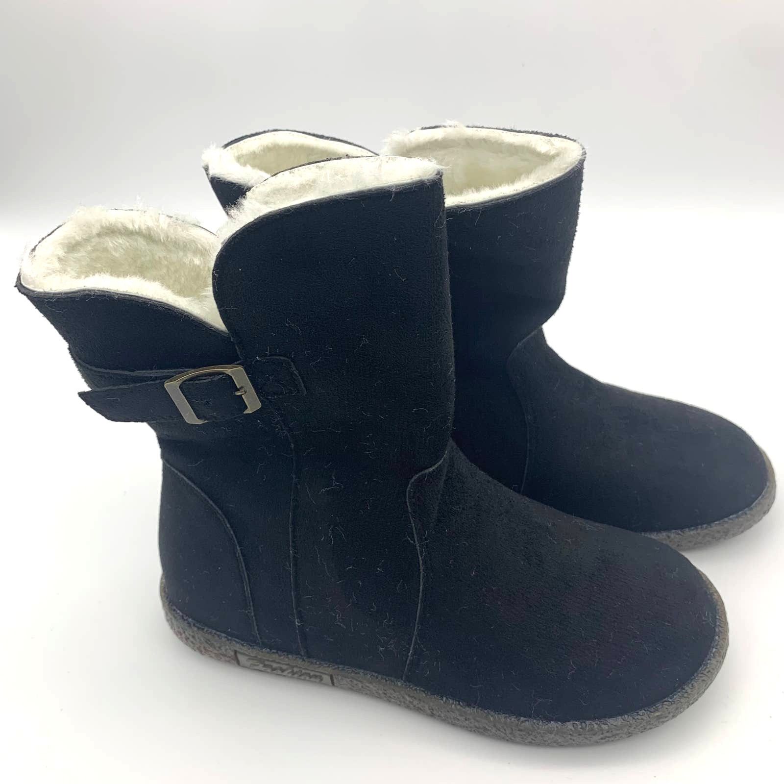 Other Black Ankle Boot Womens Size 5.5 Buckle Accent Size US 5.5 / IT 35.5 - 2 Thumbnail