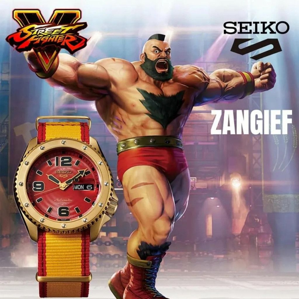 Seiko Seiko 5 Street Fighter Limited Edition Blanka Watch 42.5mm Size ONE SIZE - 3 Thumbnail