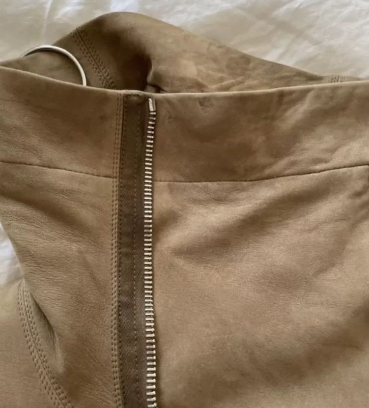 Rick Owens Rick Owens earth colored suede pioneer motorcycle jacket Size US XS / EU 42 / 0 - 3 Thumbnail