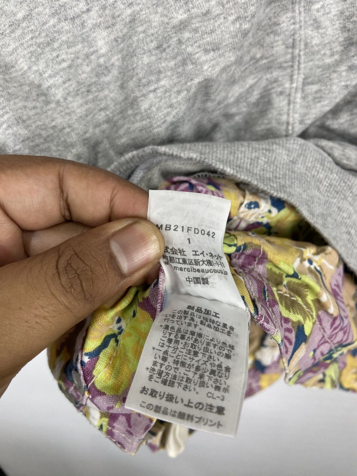 AW2021 Issey Miyake Floral Printed mercibeaucoup
