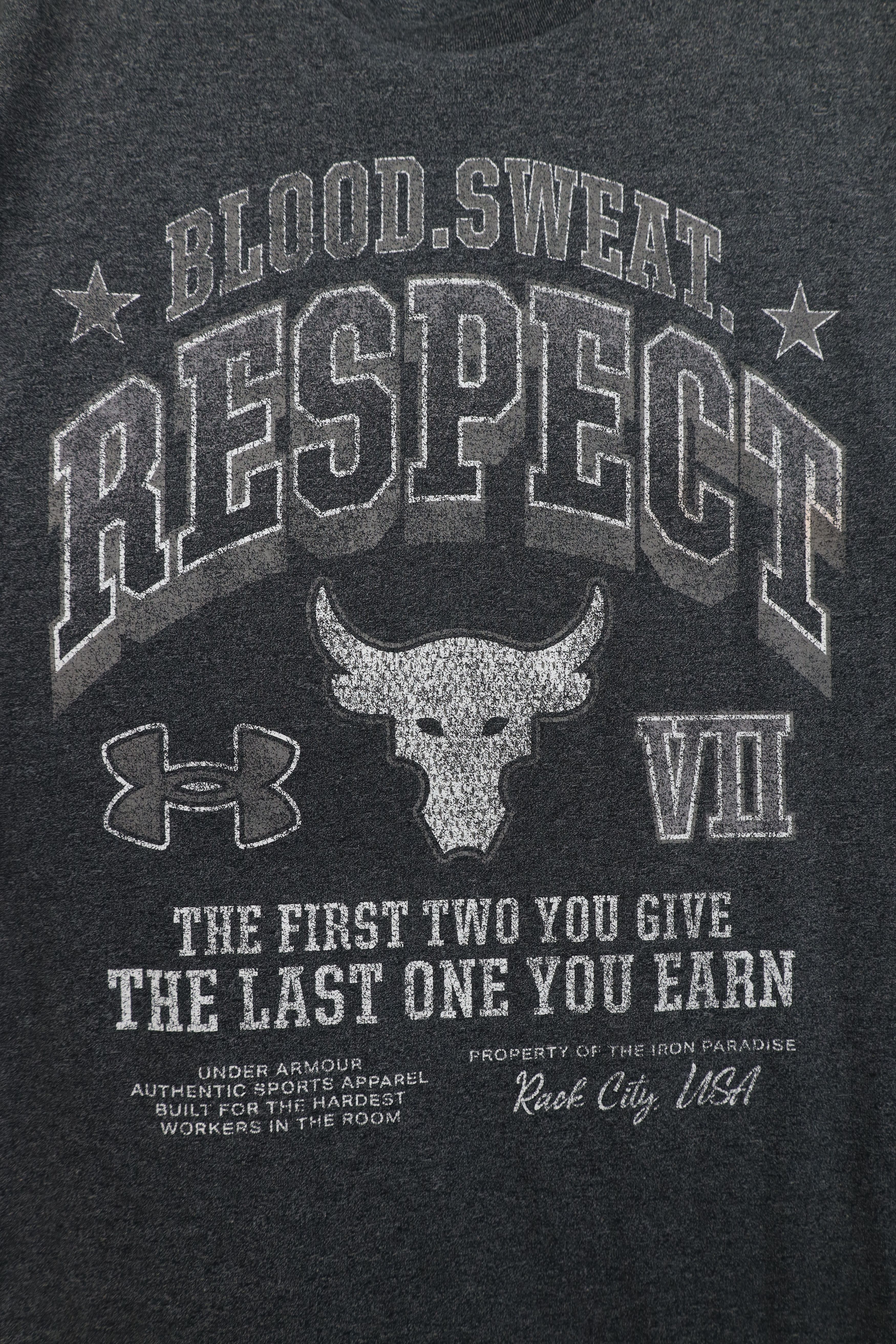 Under Armour Under Armour x Project Rock Blood Sweat Respect Gym T-Shirt Size US L / EU 52-54 / 3 - 4 Thumbnail