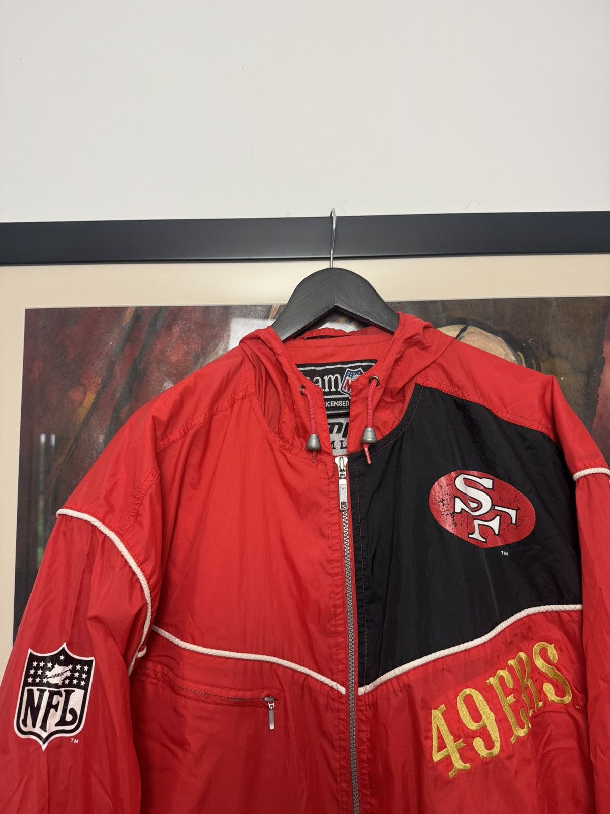 NFL Vintage 90s San Francisco 49ERS Jacket Lakers Buffalo Bills Size US XL / EU 56 / 4 - 3 Thumbnail