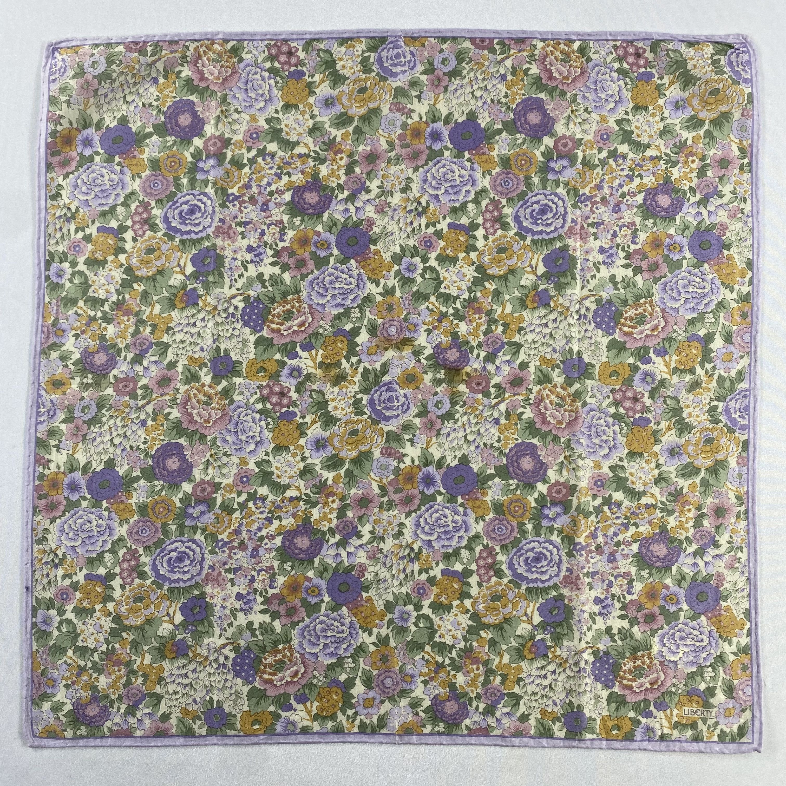 Liberty × Vintage Liberty Neckerchief / Bandana / Handkerchief-P866 Size ONE SIZE - 1 Thumbnail