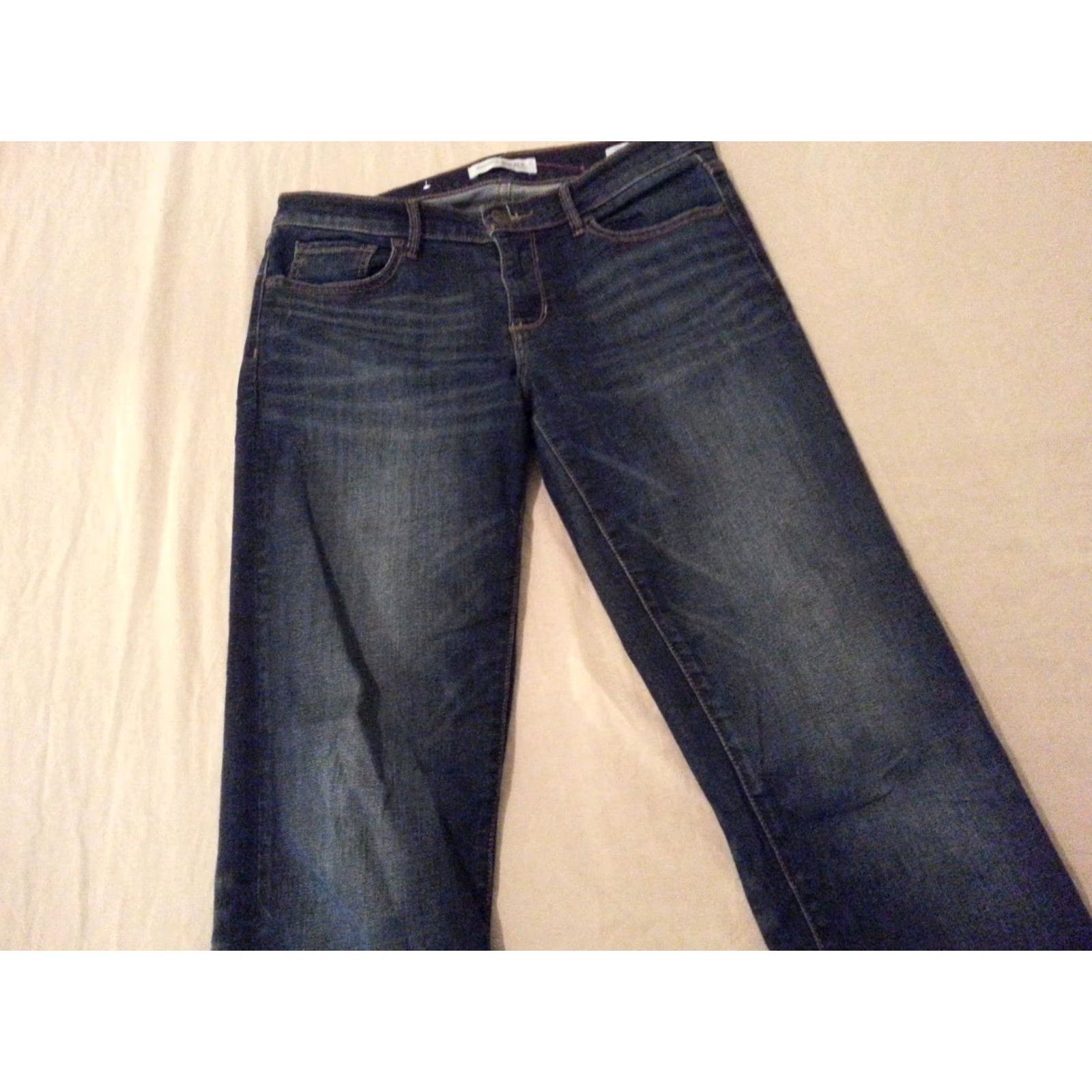 Banana Republic Womens Banana Republic Jeans 27 Straight Denim 30x30 Blue Denim Jeans Womens 27 Straight Leg Pants Size 27" / US 4 / IT 40 - 5 Thumbnail