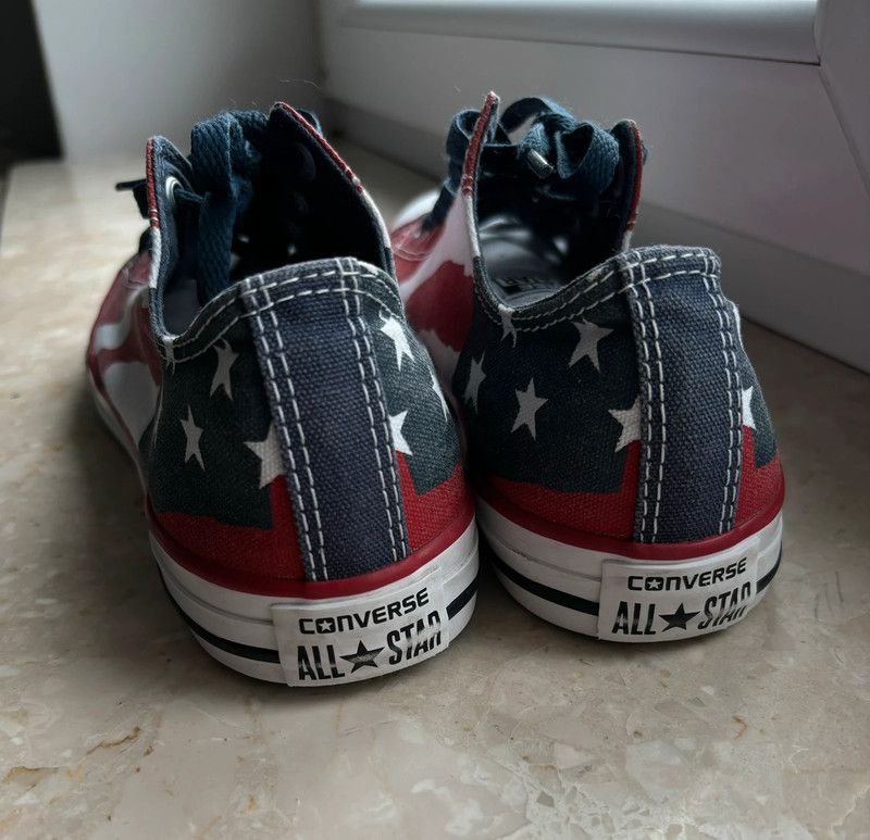 Converse Converse all star USA flag vintage 90's Size US 6 / IT 36 - 9 Thumbnail