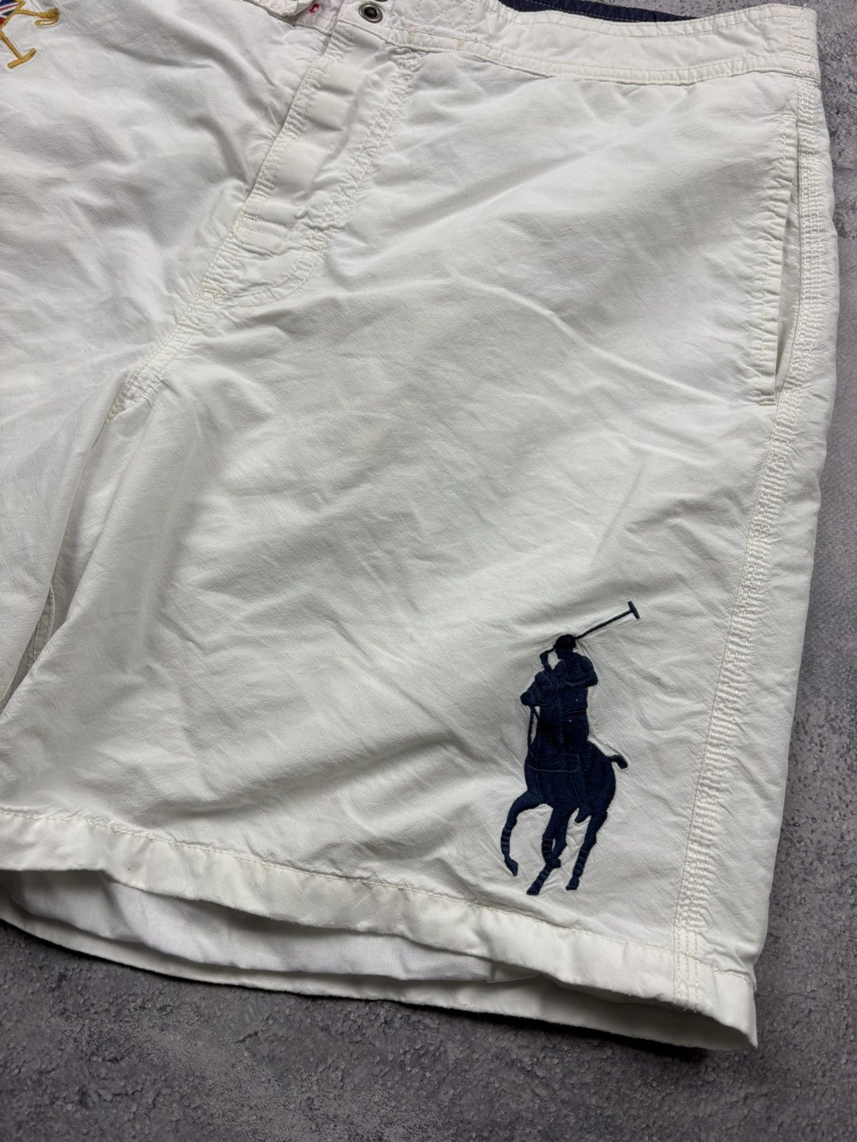 Polo Ralph Lauren POLO RALPH LAUREN Vintage Big Pony 3 Streetwear Shorts Rare Size US 34 / EU 50 - 2 Thumbnail
