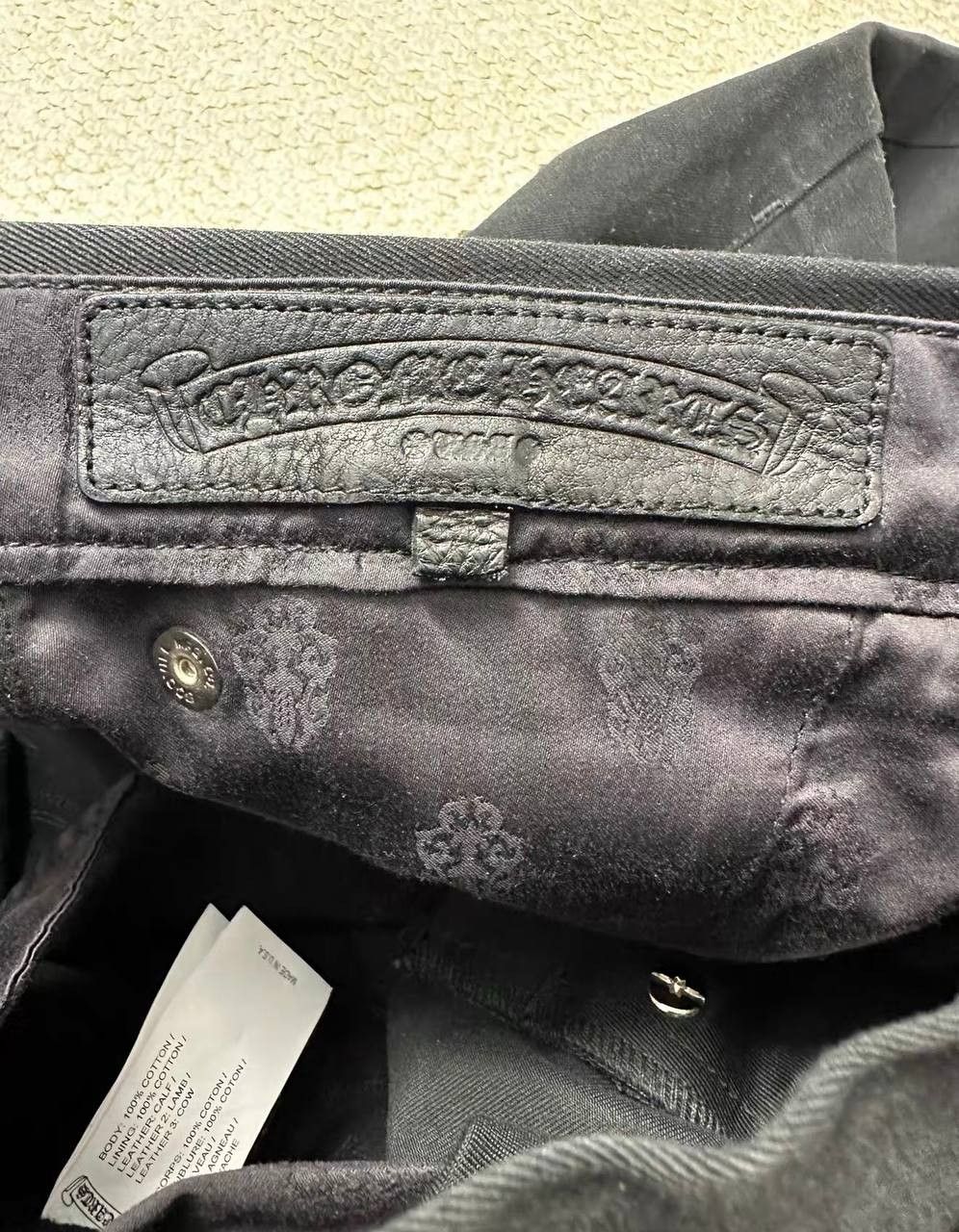 Chrome Hearts black camouflage chinos with a crisscross pattern Size US 38 / EU 54 - 3 Thumbnail