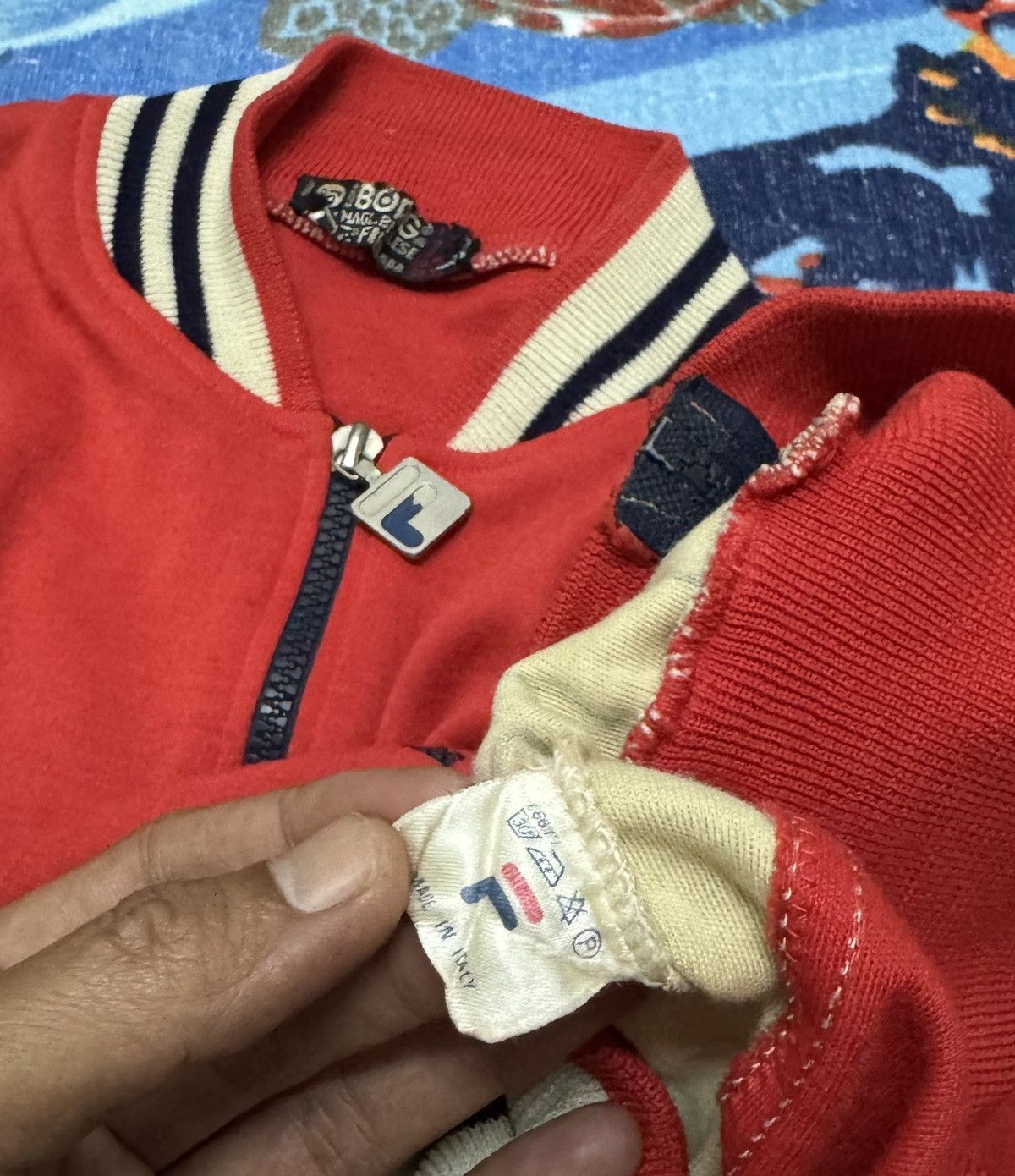 Bjorn Borg × Fila × Vintage Very Rare Vintage FILA BJ BORG Made in Italy Casual Sweater Size US S / EU 44-46 / 1 - 8 Thumbnail