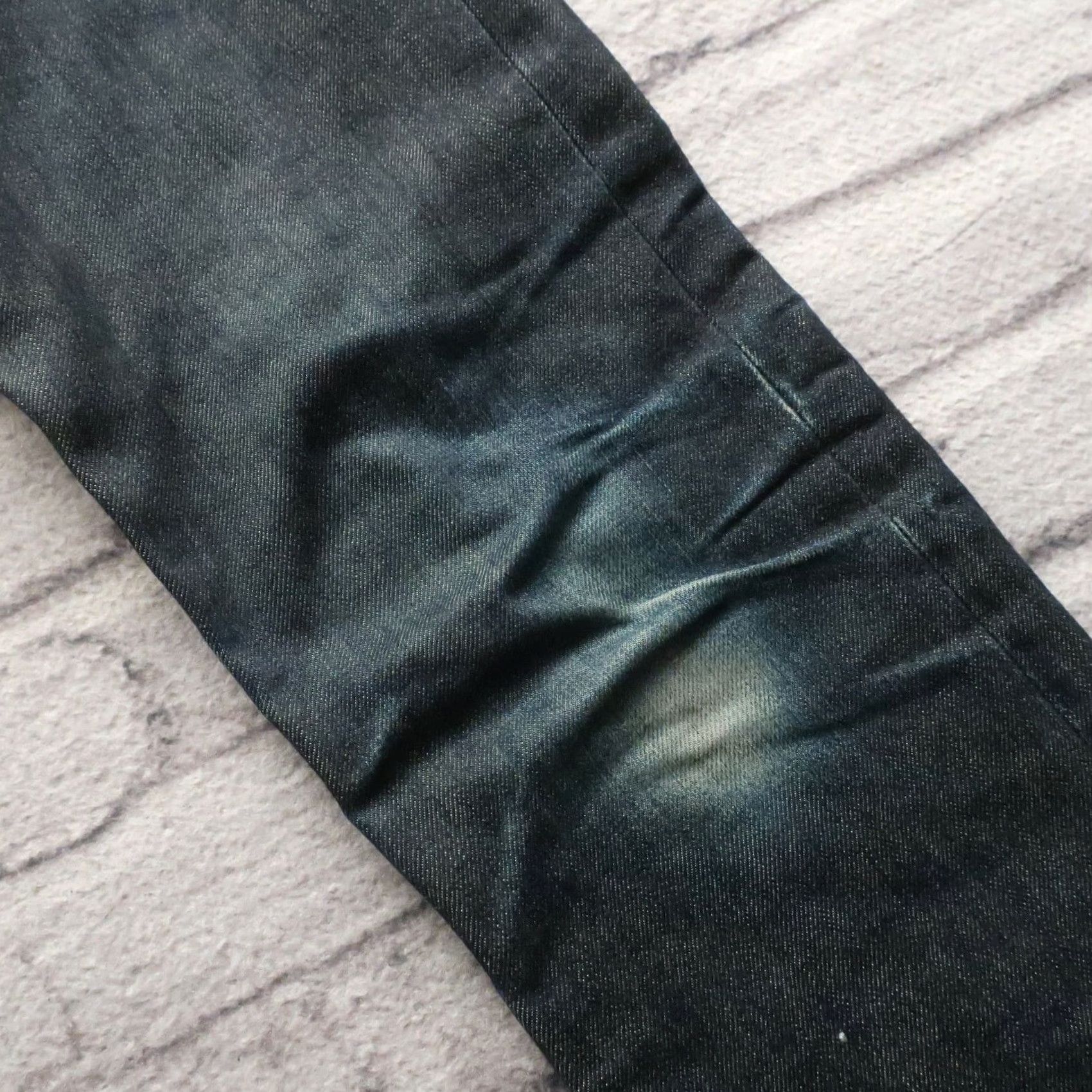 3sixteen VINTAGE 3sixteen ST-100X Selvedge Denim Jeans Mens Jeans Dark Wash 28-29" 33" Inseam Distressed Size US 28 / EU 44 - 4 Thumbnail