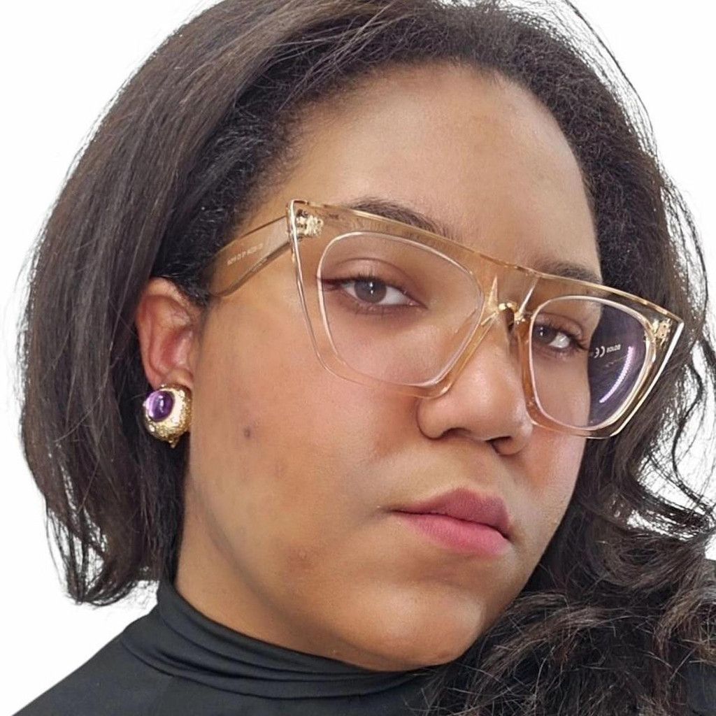 Vintage Vintage Amethyst Glass Cabochon Clip-Ons Size ONE SIZE - 1 Thumbnail