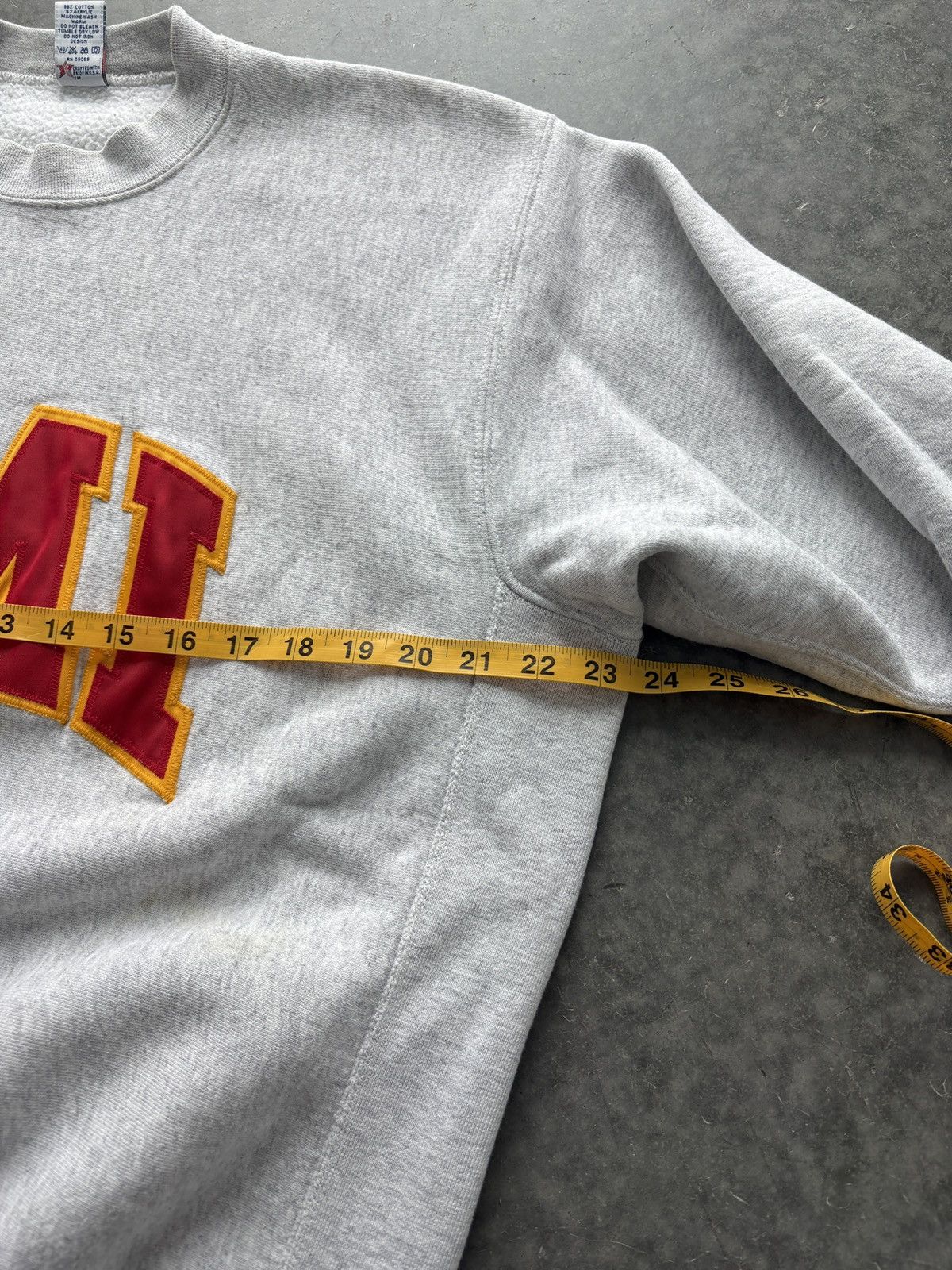 Vintage Vintage 90s Soffee VMI Reverse Weave Sweatshirt Size US L / EU 52-54 / 3 - 8 Thumbnail